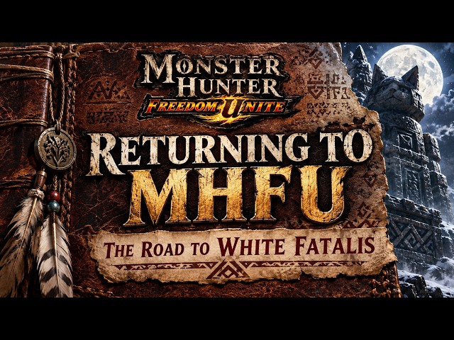 Returning to Monster Hunter Freedom Unite! Hunting Elder Dragons to Unlock White Fatalis | LIVE