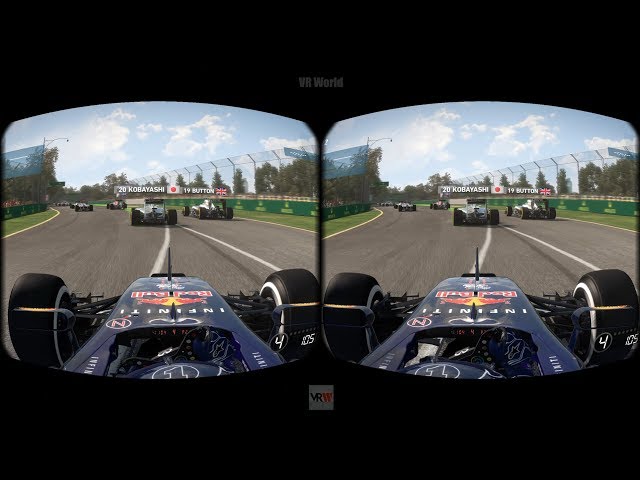 F1 Formula Racing in Virtual reality - Grand Prix Race Highlights 3D VR SBS HTC Vive