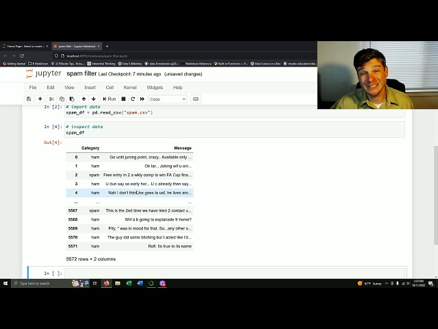 Creating a Spam Filter using Naive Bayes