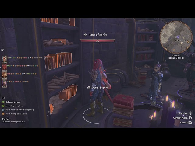 49. #baldursgate3 : Below the Mausoleum, Silent Library