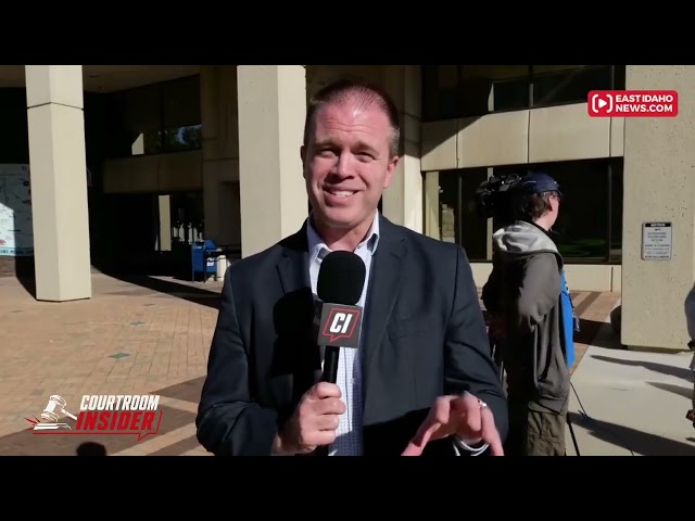 Watch what happened outside the courthouse after Caleb Flynn was sentenced for the death of his wife