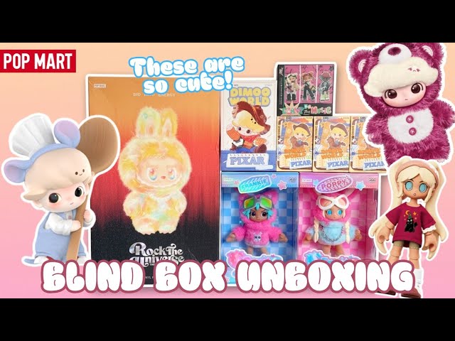 BIG POPMART UNBOXING ❤️ DIMOO X PIXAR, PEACH RIOT, LABUBU & MORE BLIND BOXES 