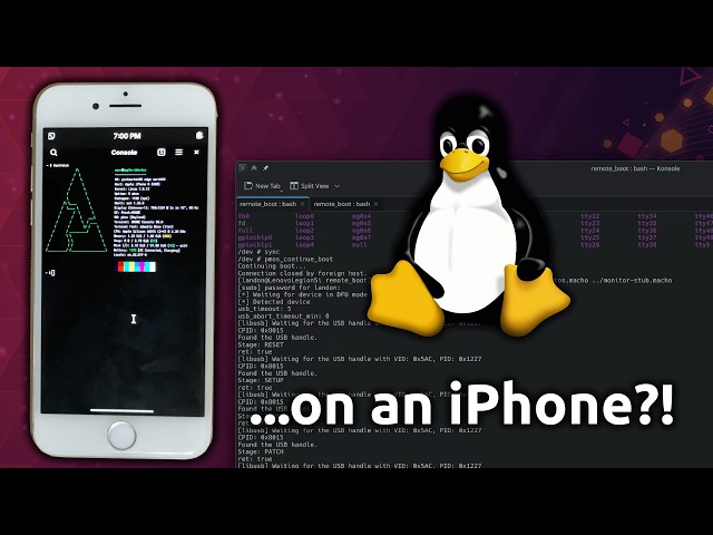 Installing Linux... on an iPhone?!
