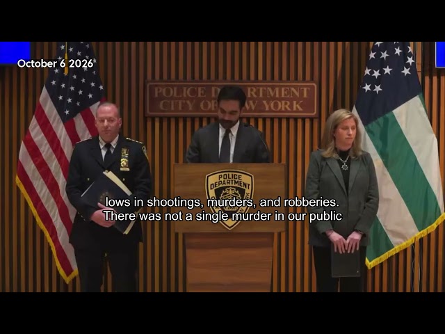 NYC Safest Summer Ever—Mamdani Reports