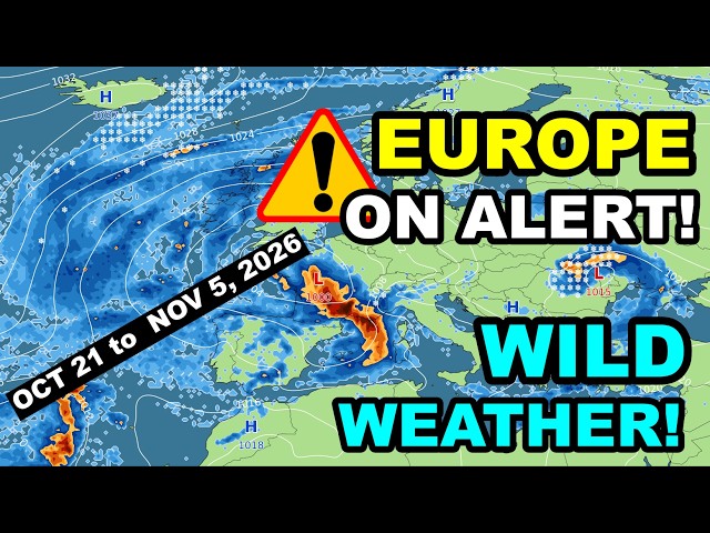WILD Weather Coming to Europe! 2-Week Forecast & Storm Tracker | ECMWF trend to November 5
