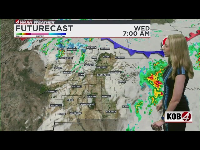 A closer look at the timing of a crucial cold front in New Mexico