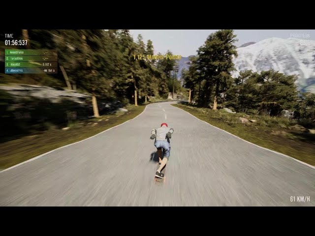 Longboard Skate Downhill Simulator gameplay $14.99 on PlayStation 5