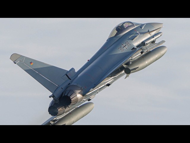 [4K] TaktLwG71 Richthofen I Eurofighter I Takeoff I Close-Up
