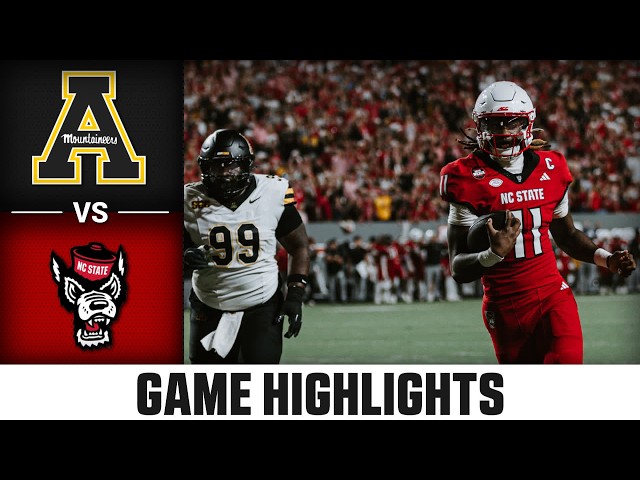App State vs. NC State Game Highlights | 2026 ACC Football