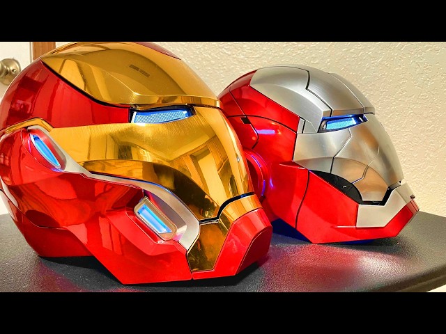 Iron Man Mk5 AND Mk50 Helmet Review!
