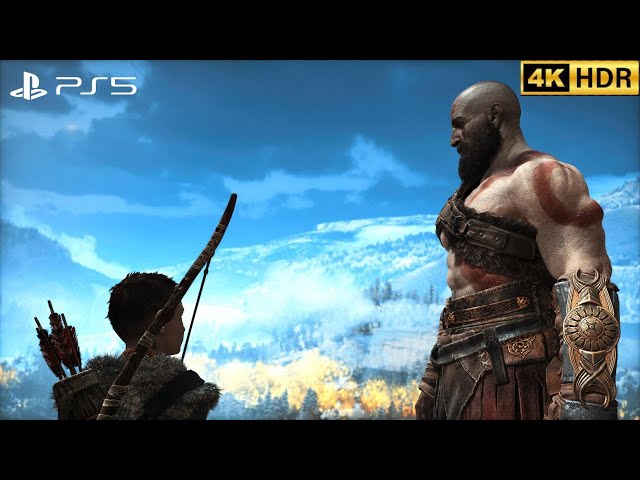 Journey to The Mountains | God of War | Cinematic Walkthrough | 4K 60fps | PlayStation 5
