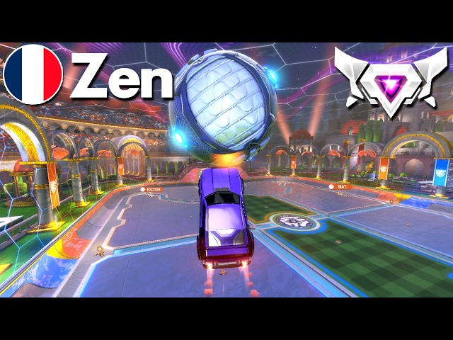ZEN is OVERPOWERED in Rocket League! (SSL 2v2)