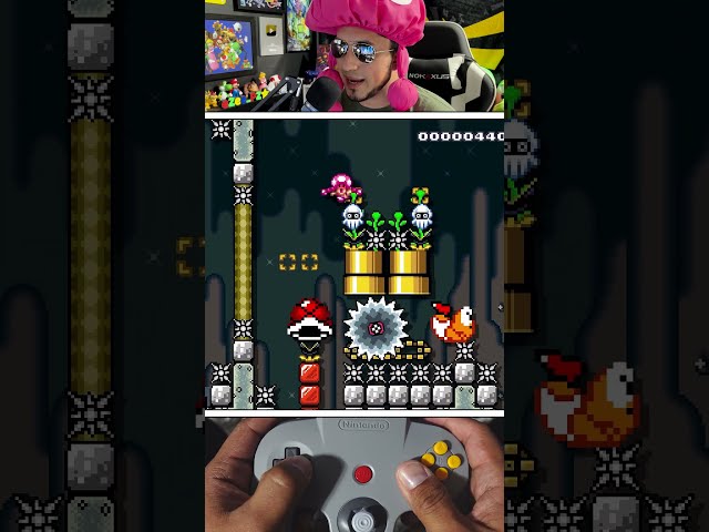 Toadette is BUILT for this!! #supermariomaker2 #mariomaker2