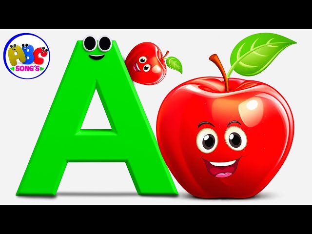 ABC Song for Kids | Live A is For Apple | Nursery Rhymes Video For Kids | ABC For Babies Learning
