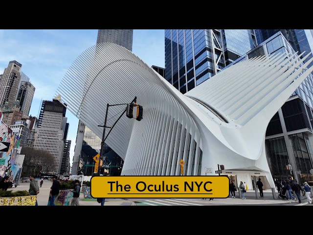 The Oculus at the World Trade Center | (4K) NYC Walking Tour