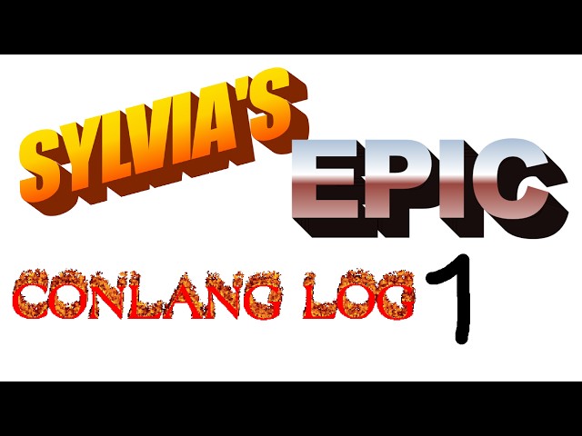Conlang log 1 - establishing the proto-language (and worldbuilding)