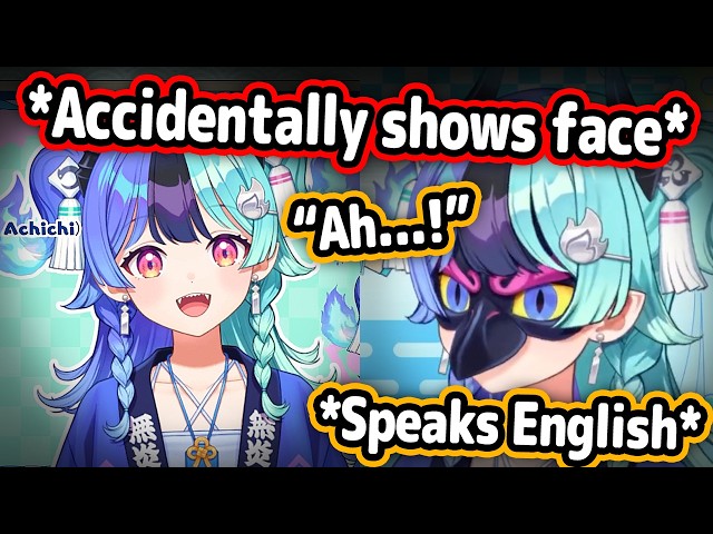 Mela Accidentally Takes Off Her Mask On-Stream and Speaks Perfect English For Kaigai-Niki【Hololive】
