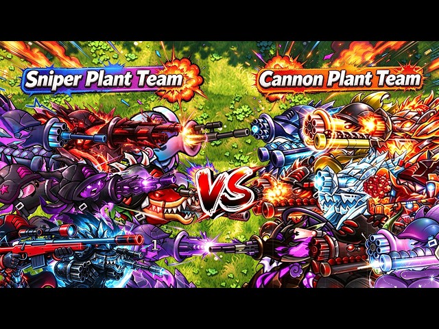 The ultimate showdown between the Sniper Plant and the Gatling Plant! Who will win?-PVZ Fusion 4.0