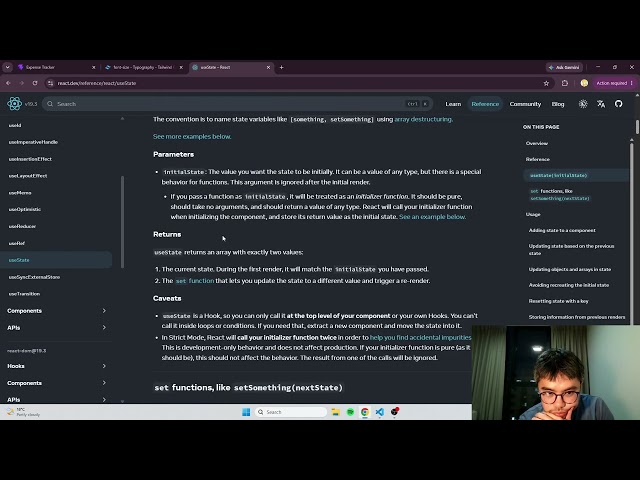 day 6 learning react and tailwind web app until I know what I am doing. study, code, chill