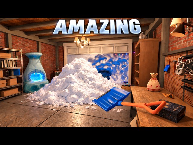 Digging Out of a Mega Snowstorm in This NEW Simulation Game...