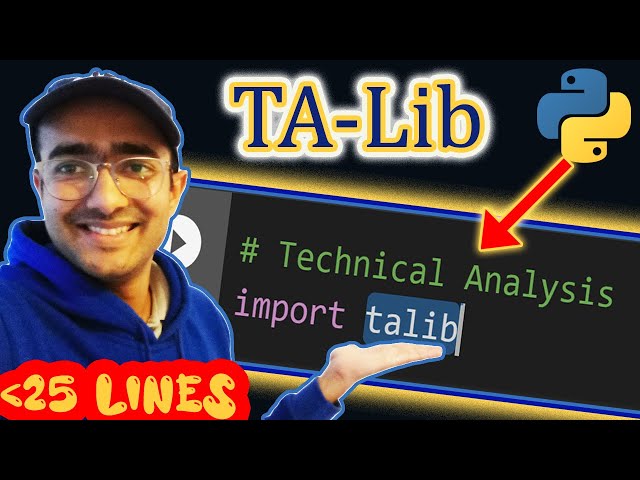 TA-Lib Python Tutorial [easy INSTALL 2023]🔴