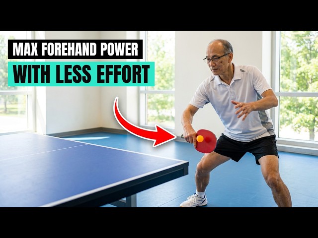 How Seniors Get Maximum Forehand Power With Less Effort