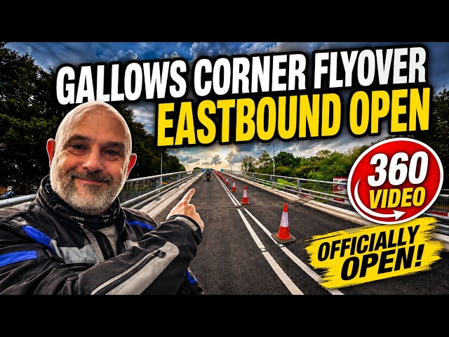 Gallows Corner Flyover EASTBOUND OPEN — Roundabout Partially Reopens Too!