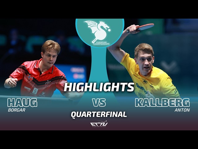 Borgar Haug vs Anton Kallberg | European Championships | Quarterfinals Highlights