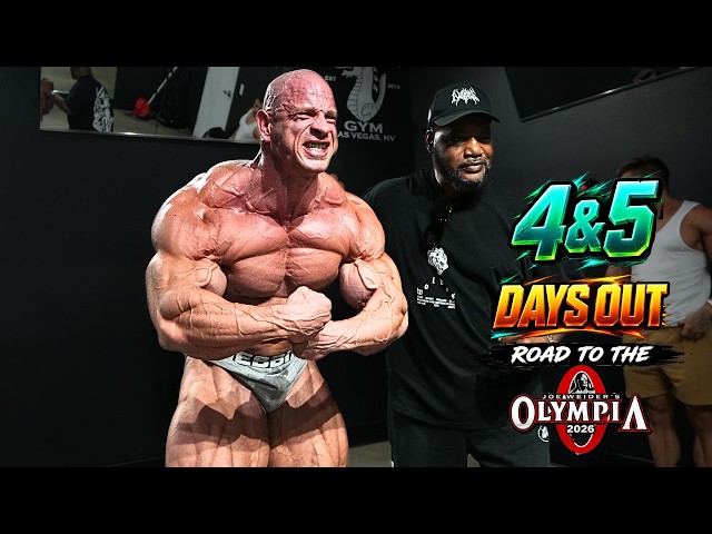 CHRIS CORMIER HELPS with MY POSING at 4 & 5 Days Out | Road to the OLYMPIA 2026