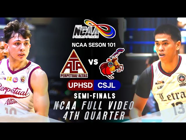 NCAA FULL 4TH QUARTER SEMI-FINALS GAME 2: PERPETUAL VS LETRAN | DECEMBER 5, 2025