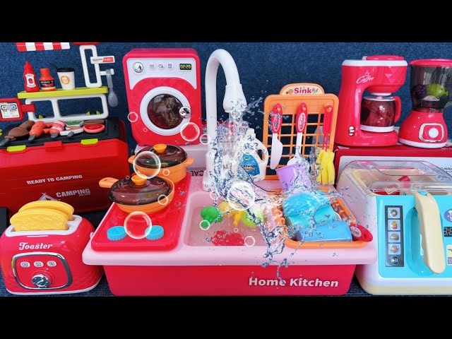 13 Minutes Satisfying with Unboxing Automatic Kitchen sink Appliance Playset ASMR | Review Toys