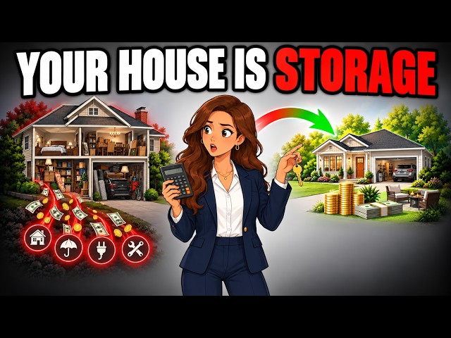 Your House Is the Most Expensive Storage Unit You Own (The Downsizing Math Nobody Runs)