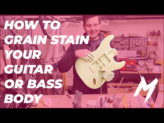 How To Grain Fill (Grain Stain) a Guitar or Bass Body | A Thorough Madlad Yap Tutorial
