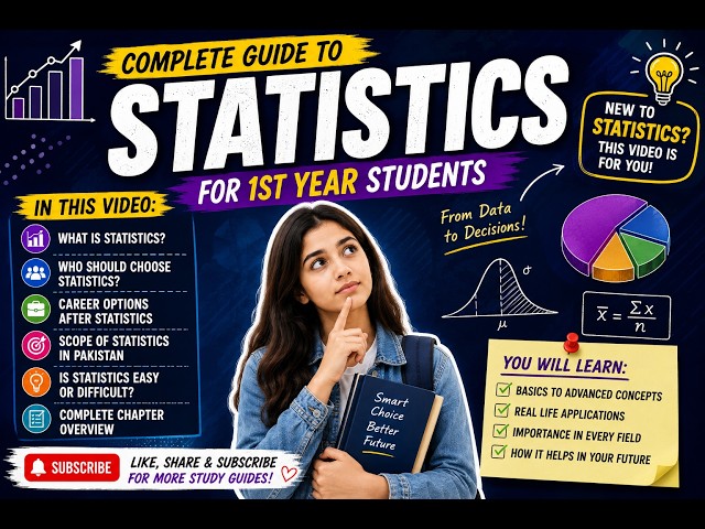 Statistics or Physics? | Which Subject Should You Choose in 1st Year? | Complete Guide