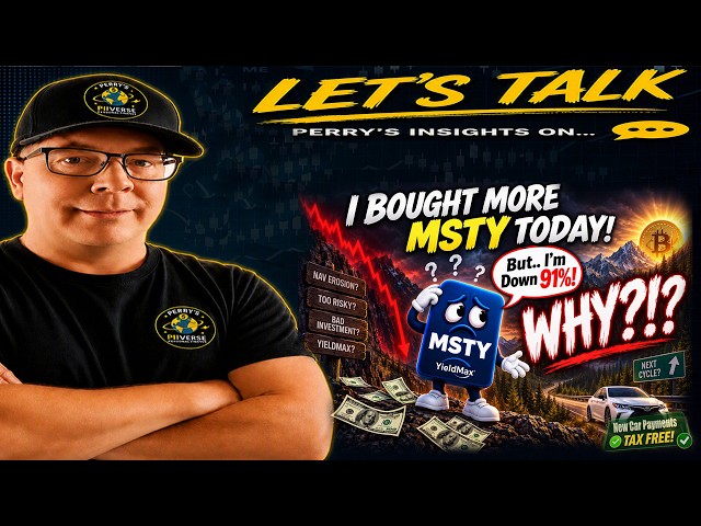 MSTY Is Down 91%... So Why Did I Buy More Today?  LETS TALK