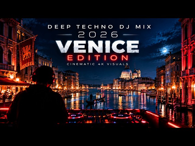 Deep Techno DJ Mix 2026 | Venice Edition | Cinematic 4K Visuals