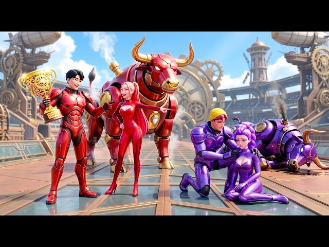 Violet Family VS Ruby Family: RUMI Wins The Magic Buffalo Racing Championship - KPOP Demon Hunters