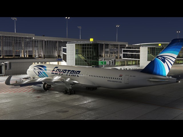 Flight Simulator | 4K ULTRA Realistic Full Flight | Cairo to Kuwait City