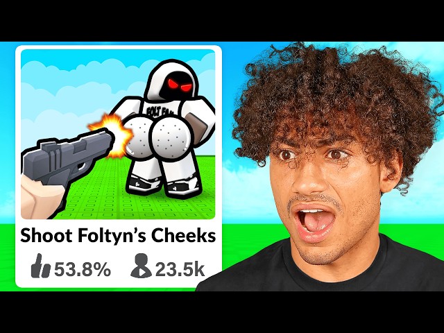Playing WEIRD Roblox Games Made About Me!