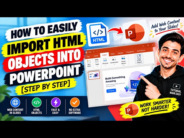 How to Easily Import HTML Objects Into PowerPoint [Step-by-Step]