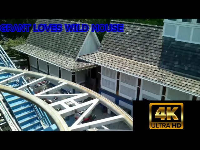 Chanting GRANT LOVES WILD MOUSE On Wild Mouse At Hershey Park [4K]