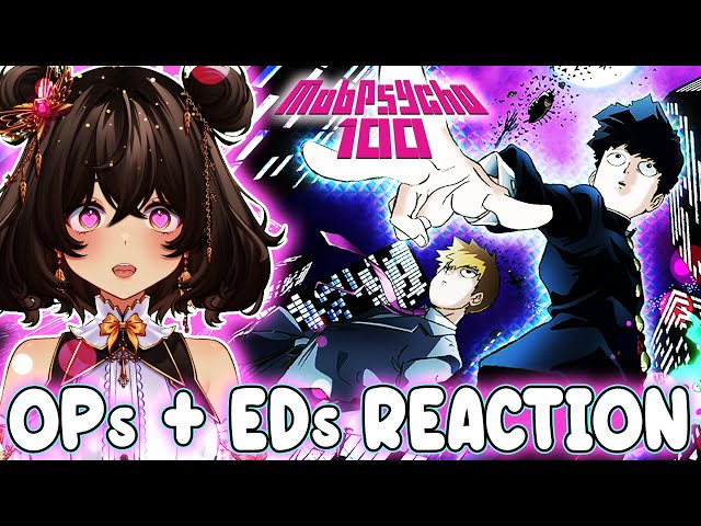 FIRST TIME REACTING to ALL of MOB PSYCHO Openings and Endings (1-3)