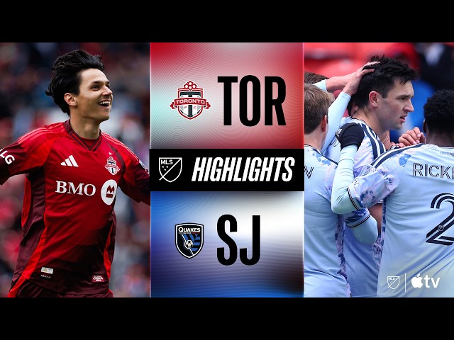 Toronto FC vs. San Jose Earthquakes | Full Match Highlights | Down To The Wire!