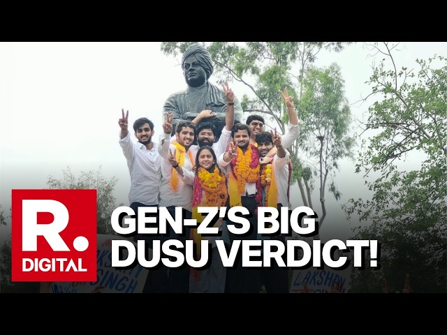 DUSU Election Results: ABVP’s Big Gen-Z Push, Sweeps 3 Of 4 Posts | Delhi University Polls