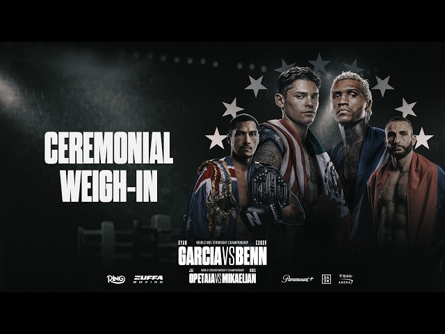 Garcia vs Benn: Ceremonial Weigh-In