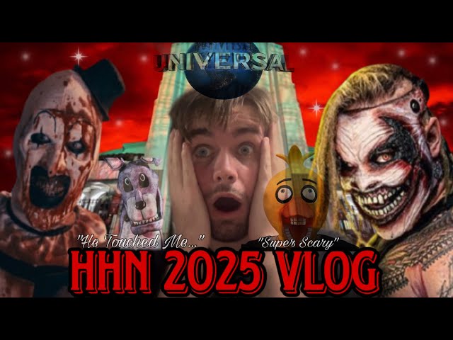 Universal Halloween Horror Nights 2025 Hollywood Vlog | Opening Weekend Maze Reactions & More
