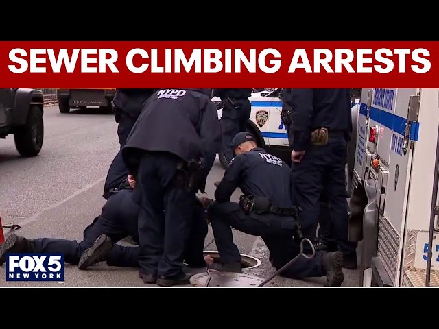 2 suspects arrested in NYC manhole climbing case