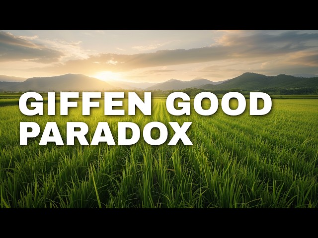 The Giffen Good Paradox: When Higher Prices Boost Demand