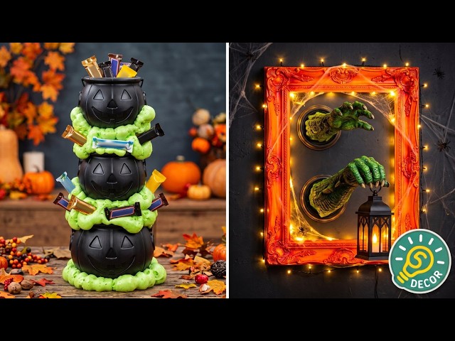 Easy Halloween Decor Ideas to Make Your Home Spooky! 👀🎃