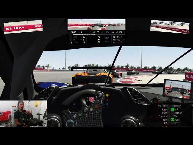 Rfactor 2 | Single-Player GTWC Race at bahrain